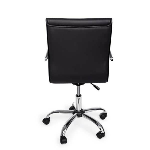 Sedia da ufficio nera in similpelle Perth – Yes Everyday-image-4