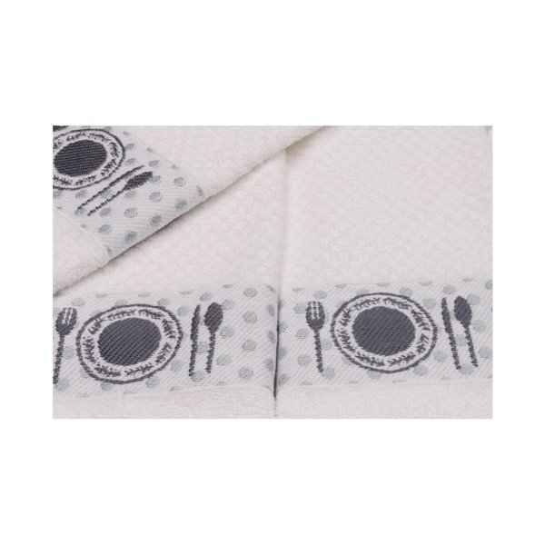 Set di 6 asciugamani in cotone beige Beyaz Carrie, 30 x 50 cm - Foutastic-image-2