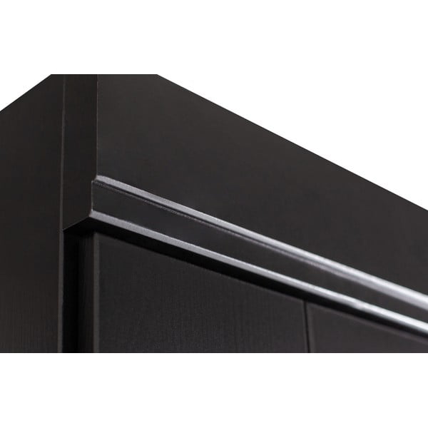 Armadio in pino nero 94x195 cm Connect - WOOOD-image-1