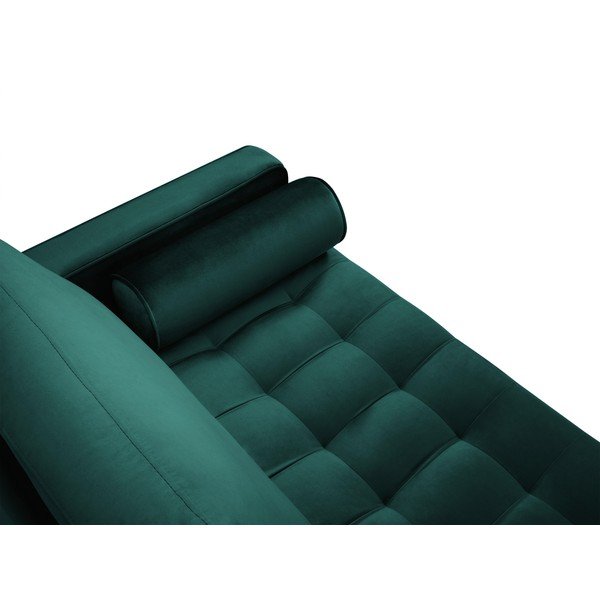 Divano in velluto verde petrolio, 174 cm Santo - Milo Casa-image-4