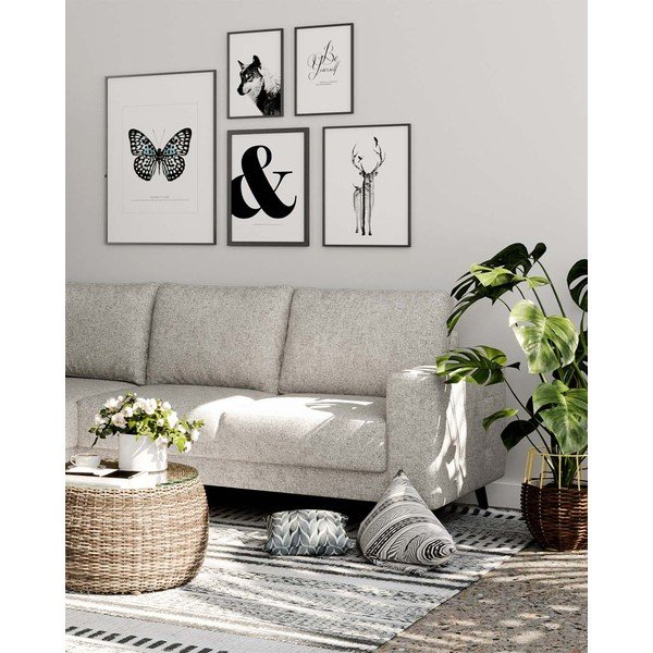 Divano angolare crema (variabile) Fynn - Ghado-image-1