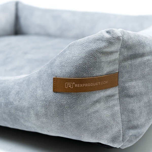 Letto per cani grigio chiaro 85x105 cm SoftBED Eco XL - Rexproduct-image-2