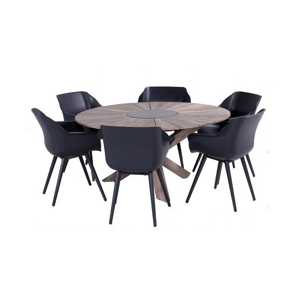 Tavolo da giardino in teak Provence, ø 150 cm - Hartman-image-2