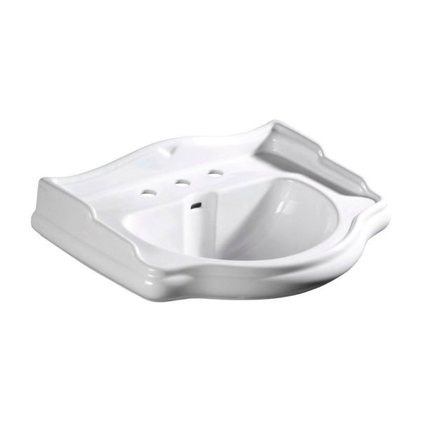 Lavabo bianco in ceramica 69x52 cm Retro – Sapho