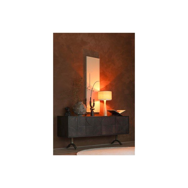 Lampada da tavolo in colore naturale (altezza 55 cm) Lunar - BePureHome-image-1