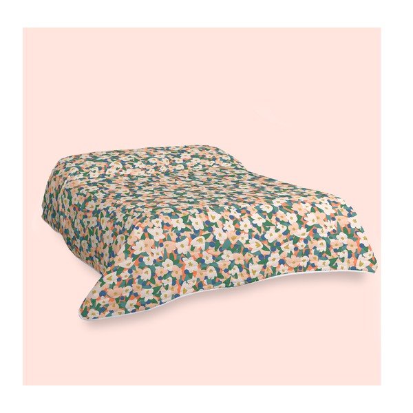 Copriletto trapuntato 240x260 cm Flower power - Aware-image-1