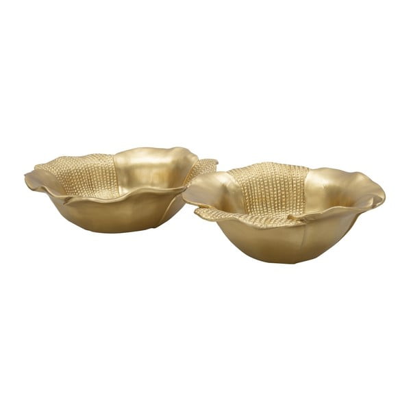 Set di 2 ciotole decorative in oro Glam Peralo Couple - Mauro Ferretti