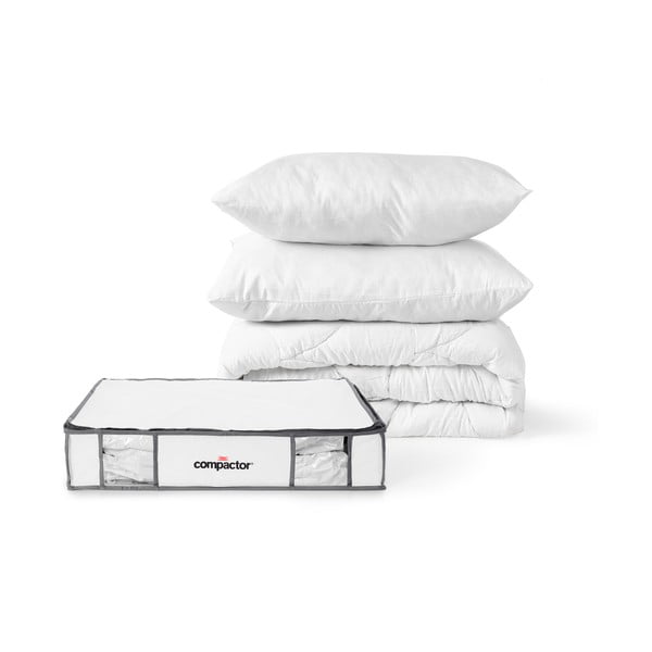 Set di organizer per vestiti sottovuoto/rinforzati in tessuto 3 pz 45x65x15,5 cm Life – Compactor-image-3