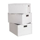 Scatole di cartone bianche in set da 3 Ture - Bigso Box of Sweden