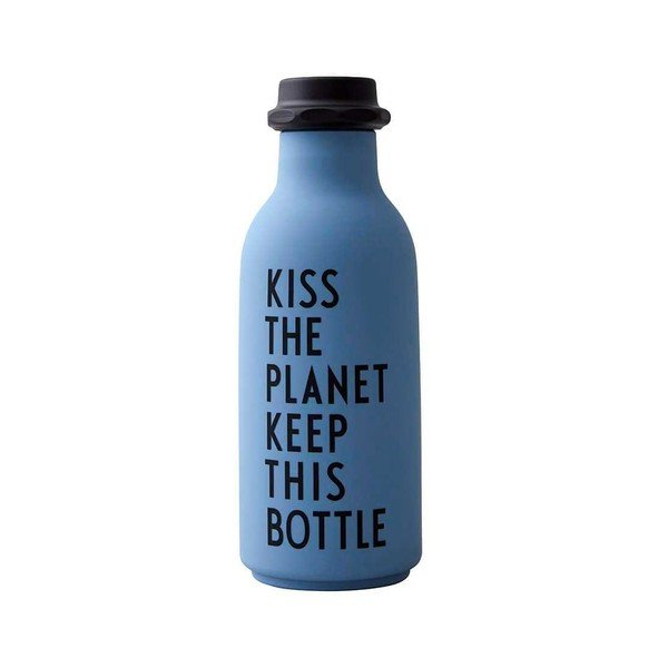 Borraccia blu Kiss, 500 ml To Go - Design Letters