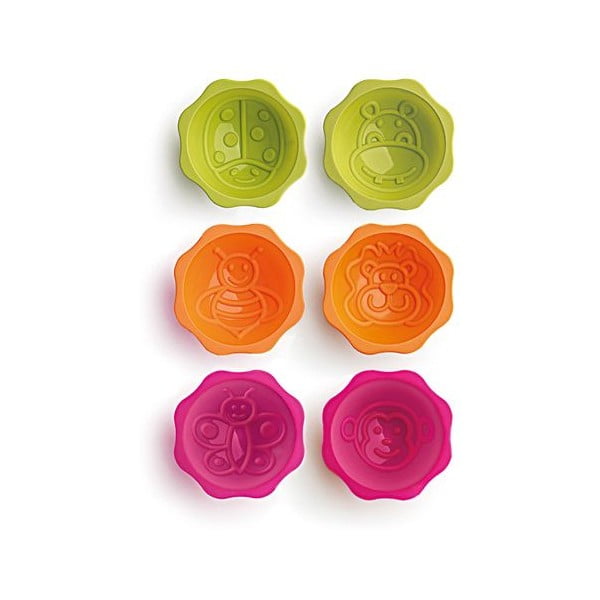 Sada 6 forem na dortíky Garden