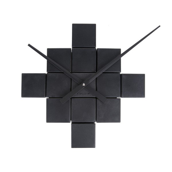 Orologio da parete nero fai da te - Karlsson-image-1