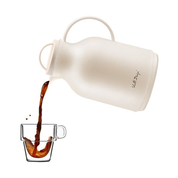 Thermos beige , 1 l - Vialli Design-image-3