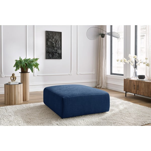Pouf blu scuro Jeanne - Bobochic Paris-image-4