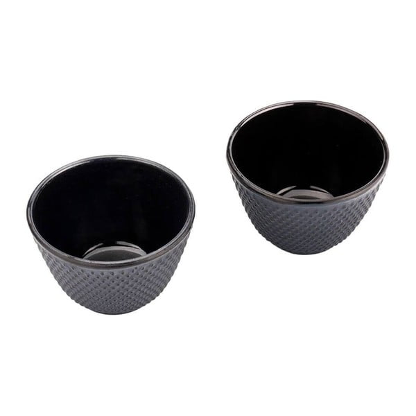 Set di 2 tazze da tè in ghisa blu, ⌀ 7,8 cm Xilin - Bredemeijer-image-1