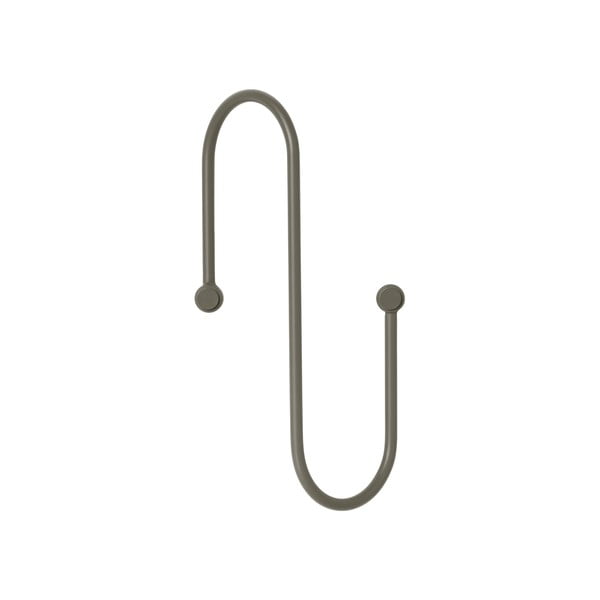 Appendiabiti da parete grigio scuro Curl - Blomus