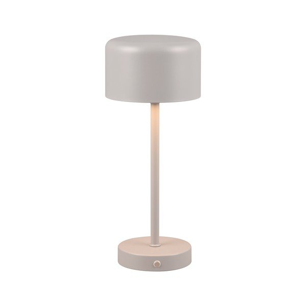 Lampada da tavolo dimmerabile a LED grigio chiaro (altezza 30 cm) Jeff - Reality-image-3