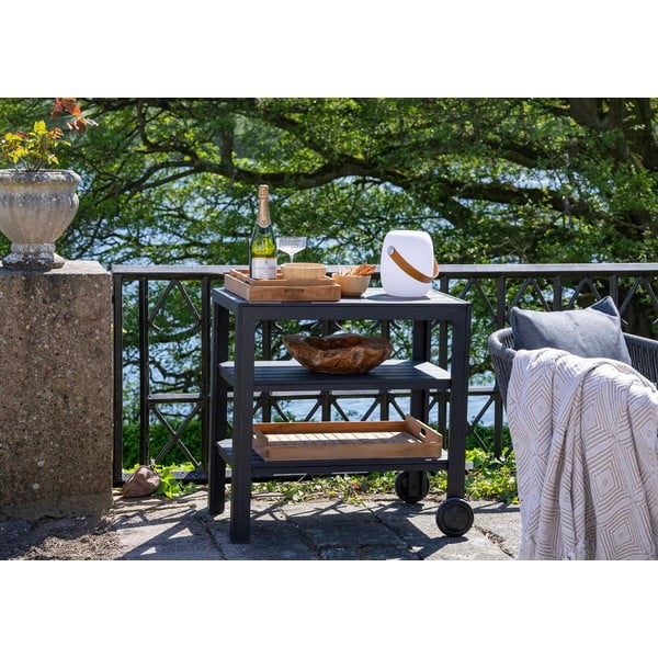 Tavolo da portata su ruote 45x75 cm Taormina - House Nordic-image-2