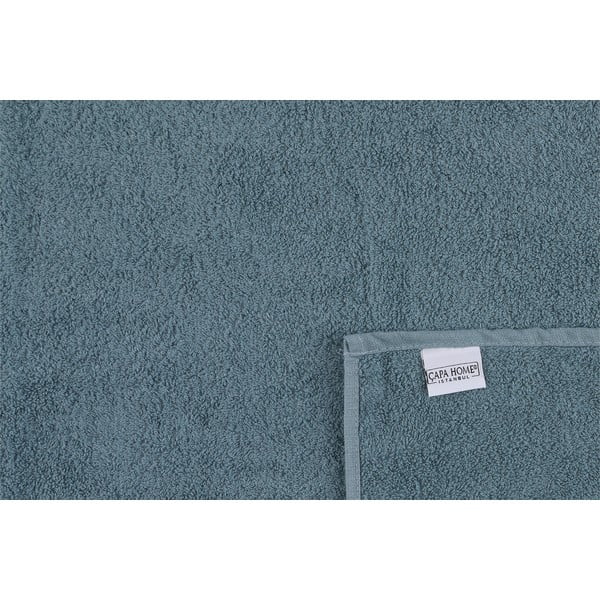 Asciugamani e teli da bagno in cotone blu in un set di 2 pezzi Dora - Foutastic-image-4