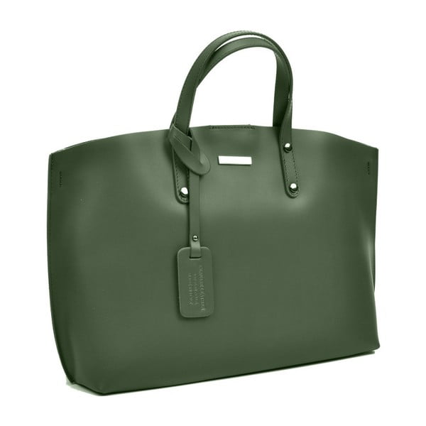 Borsa in pelle verde Veronica - Luisa Vannini-image-2