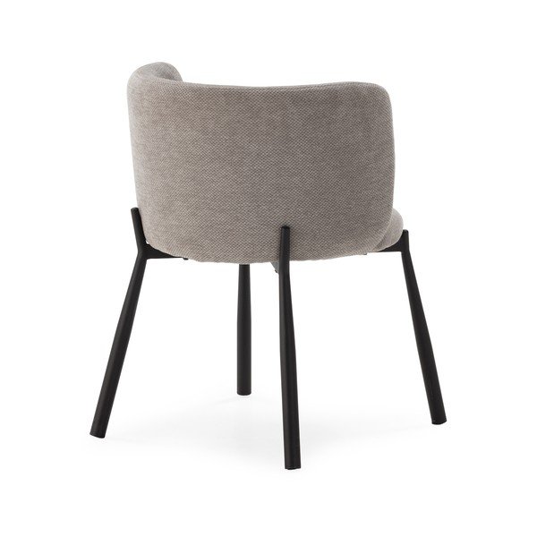 Set di sedie da pranzo grigia in imbottito 2 pz Ginny – MOME-image-1