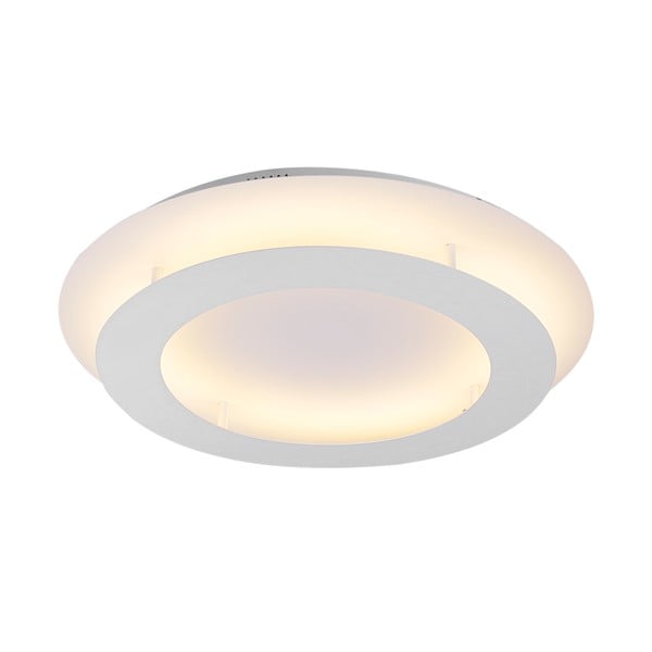 Plafoniera a LED bianca con paralume in metallo 50x50 cm Merle - Candellux Lighting