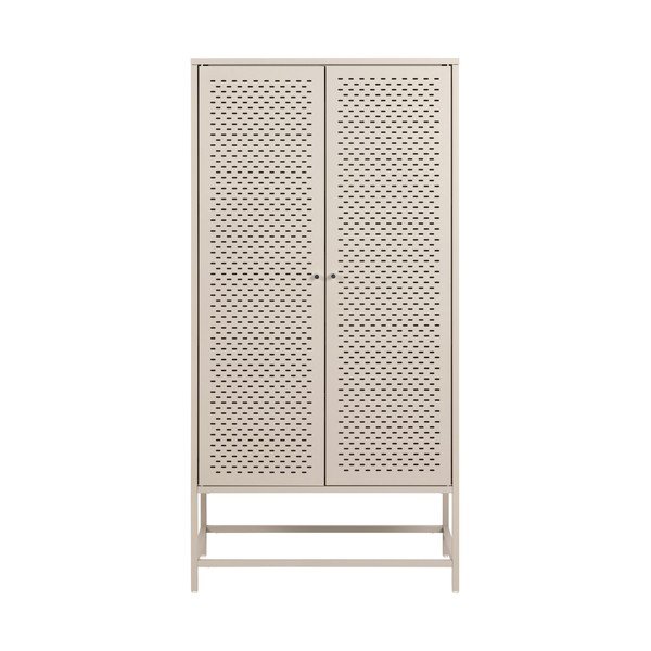 Armadio in metallo beige 80x160 cm Newcastle - Actona