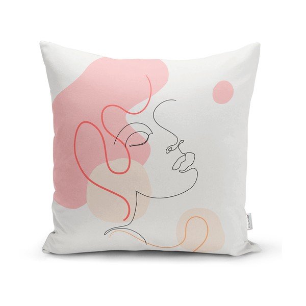 Set di 4 federe decorative Donna minimalista, 45 x 45 cm - Minimalist Cushion Covers-image-3