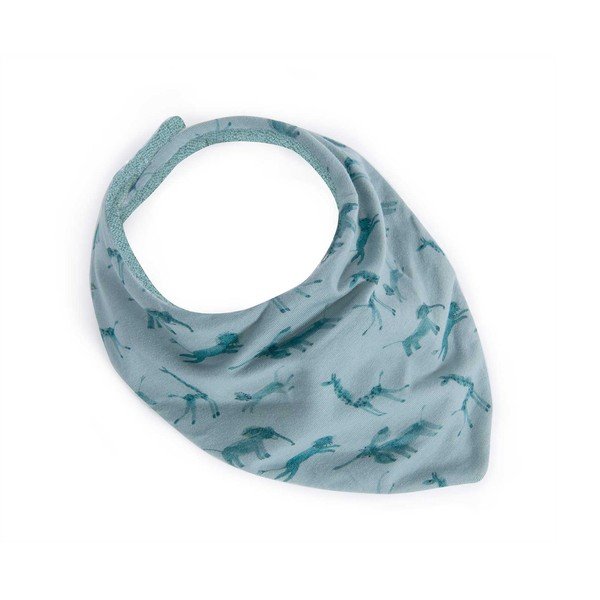 Sacchetto di cotone blu per le sbavature Sous mon Baobab - Moulin Roty