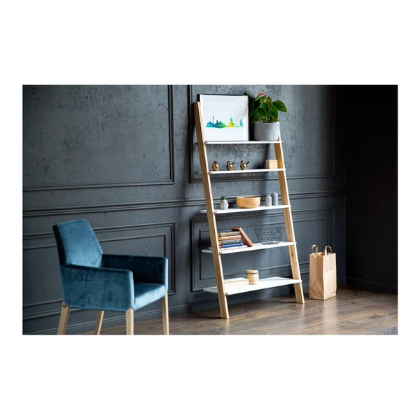 Mensola di supporto ASHME bianca, larghezza 85 cm Ashme - Ragaba-image-1