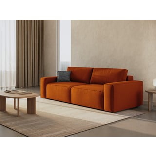 Divano letto color mattone 247 cm Jodie - Micadoni Home