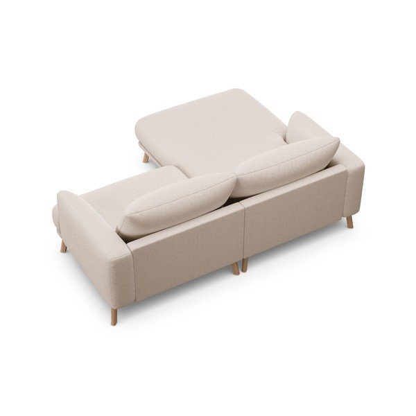 Divano angolare beige (con penisola a sinistra/con chaise lounge) Naomi – Micadoni -image-3