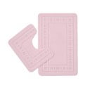 Set di tappetini per il bagno rosa chiaro 2 pz per WC 50x80 cm Armoni – Catherine Lansfield