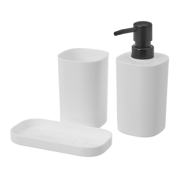 Set di accessori da bagno bianchi - Casa Selección-image-1