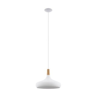 Lampadario bianco con paralume in metallo ø 40 cm SABINAR – EGLO