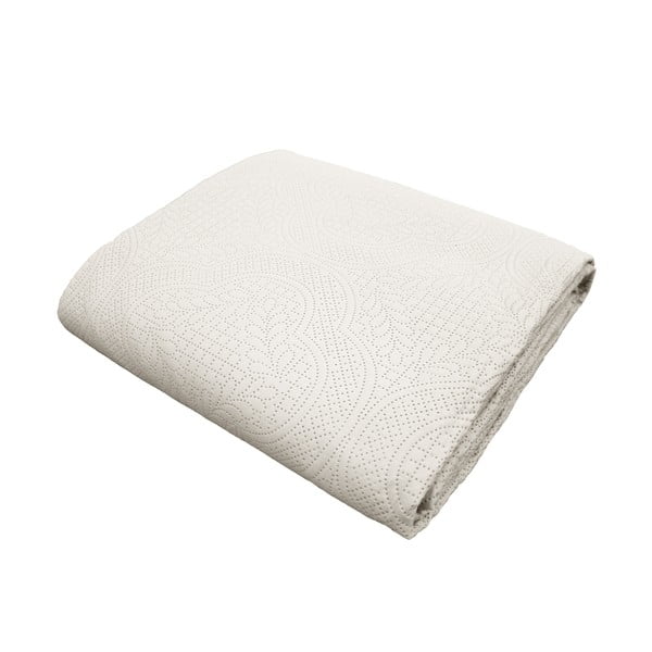 Set con copriletto e federa color crema in microfibra 240x260 cm Romane – douceur d'intérieur