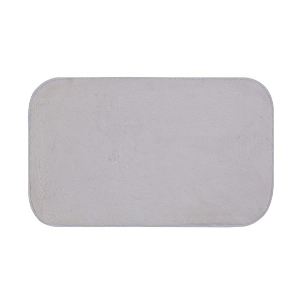 Tappeto da bagno bianco Coriandoli in cotone Calypso, 50 x 80 cm - Foutastic