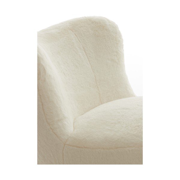 Poltrona crema in bouclé Kamovu - Light & Living-image-1