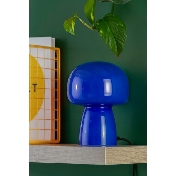 Lampada da tavolo blu (altezza totale 20 cm) Fervor  – Leitmotiv-image-2