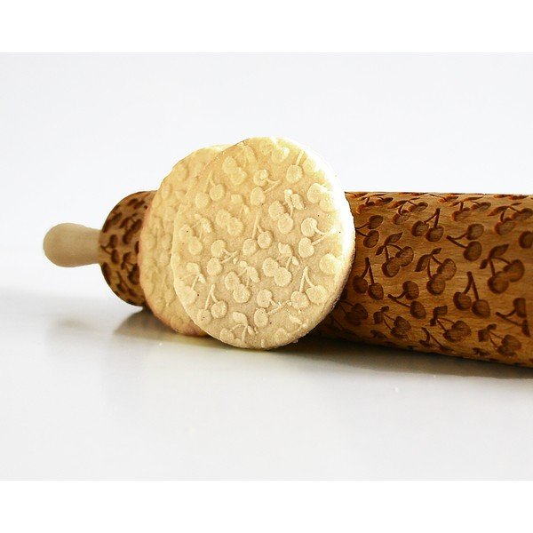 Mattarello con rilievo in legno Cherries – Valek-image-1