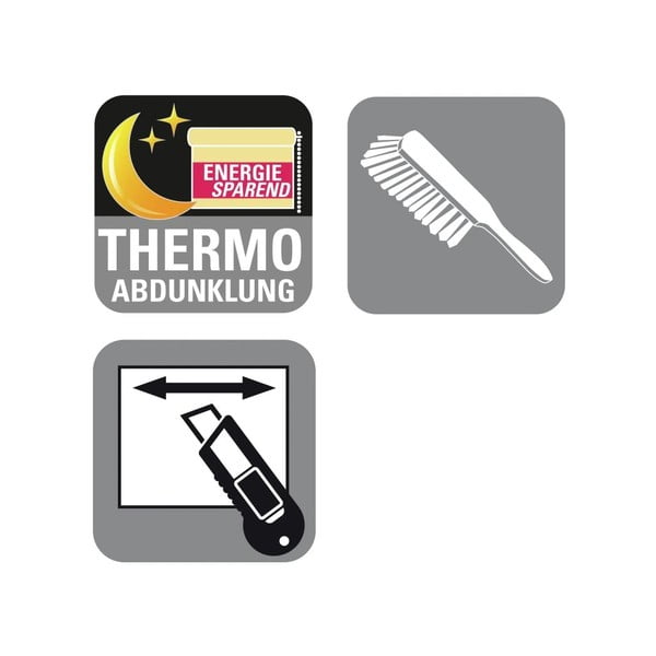 Tenda a pacchetto color antracite 57x150 cm Plisé Verona Termo – Gardinia-image-2