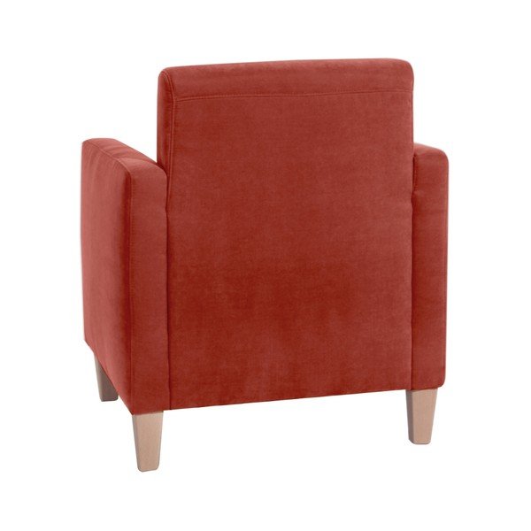 Poltrona rosso mattone Milla Velor - Max Winzer-image-4