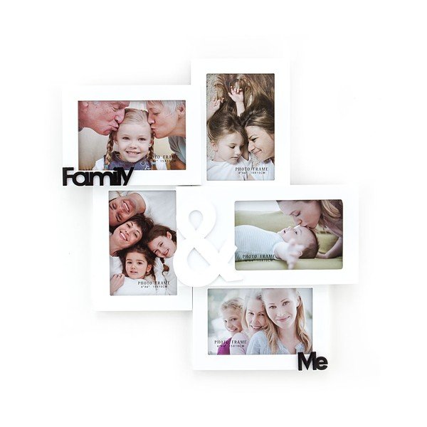 Dřevěný nástěnný fotorámeček Tomasucci Family And Me, pro fotografie 10 x 15 cm