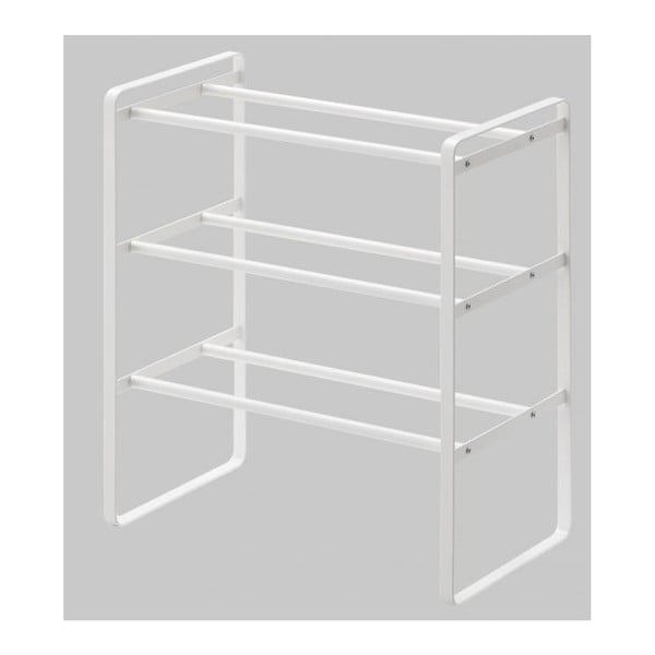 Scaffale bianco regolabile a 3 livelli Maebashi - YAMAZAKI-image-3