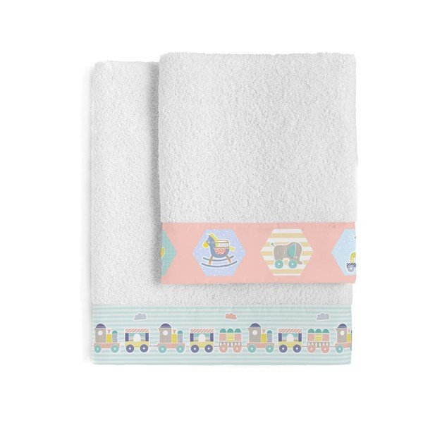 Sada 2 dětských osušek Moshi Moshi Toys
