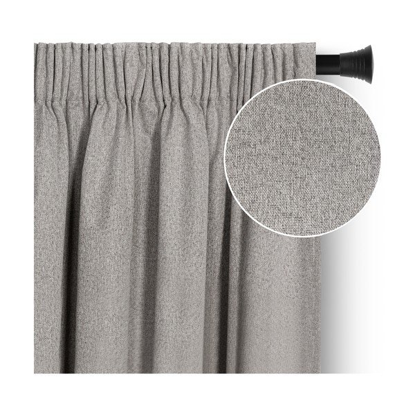 Tenda oscurante grigio tortora 140x250 cm Corita – Restilo