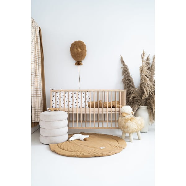 Tappeto da gioco marrone per bambini - Malomi Kids-image-1