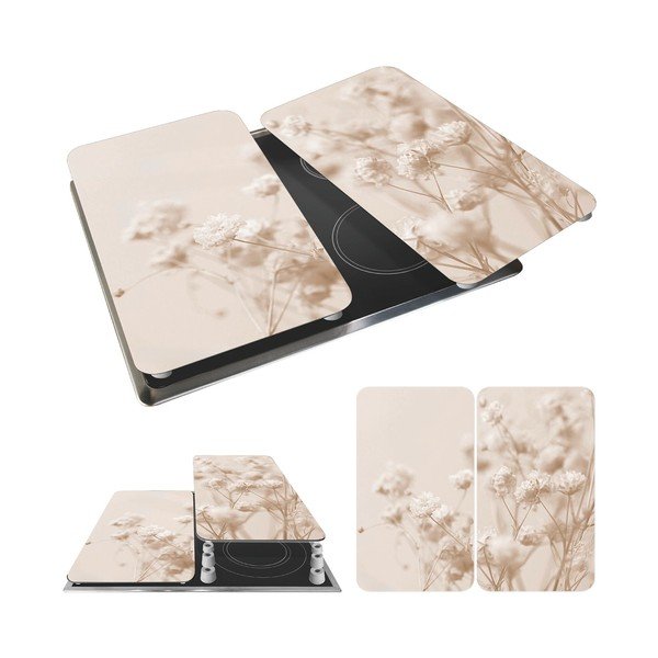 Copri fornelli in vetro temperato 52x30 cm Dried Flower – Wenko-image-3