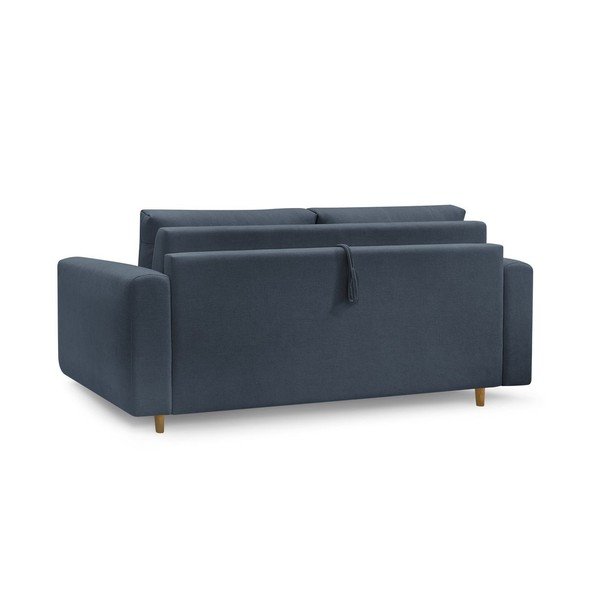 Divano blu scuro per il riposo quotidiano/allungabile 220 cm Cocoone – Bobochic Paris-image-4