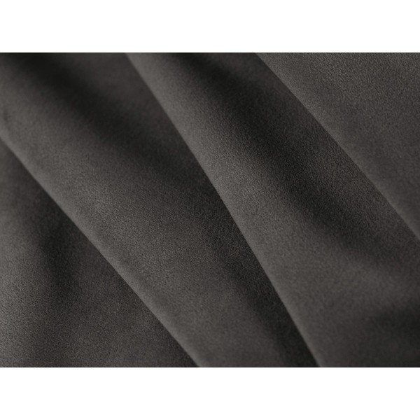 Divano grigio scuro per il riposo quotidiano con rivestimento in velluto 184 cm – Micadoni -image-4